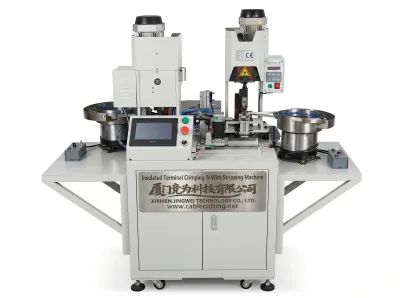 Automatic Insulated Terminal Crimping & Wire Stripping Machine WPM-R8B - Automatic Wire Crimping Machine