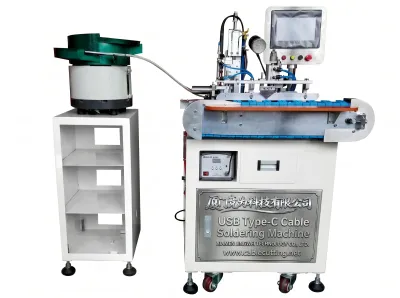 Automatic USB Type-C Cable Soldering Machine - 800-1200pcs/h - Automatic Soldering Machine