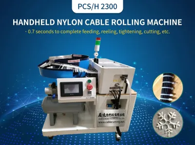 Automatic Handheld Nylon Cable Rolling Machine WPM-2503 - Nylon Cable Tie Machine