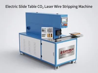 Electric Slide Table CO₂ Laser Wire Stripping Machine CLS60-D - Automatic Wire Stripping Machine