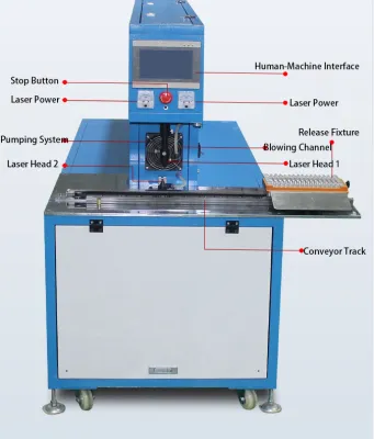 Electric Slide Table CO₂ Laser Wire Stripping Machine CLS60-D Thumb