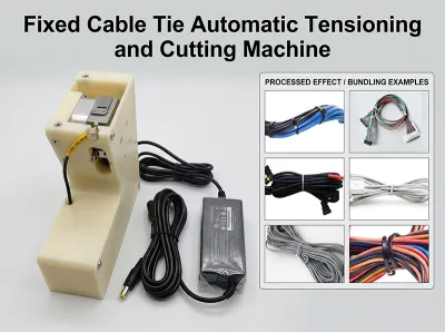 Fixed Cable Tie Automatic Tensioning and Cutting Machine (Inductive Trigger) JW-SLQ - Nylon Cable Tie Machine