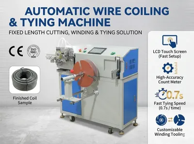 Automatic Cable Cutting Winding & Binding Machine WPM-18-45