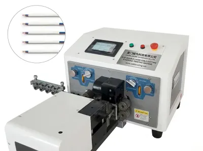 Flat Double-Layer Cable Cutting Stripping Twisting Machine WPM-320 - Wire Twisting & Stripping
