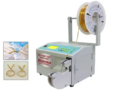 Automatic Gold Wire Twist Tie Machine for Plastic Bags & Flowers WPM-GW