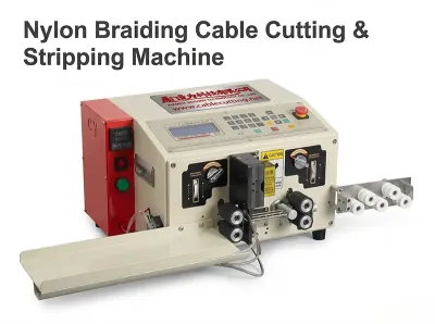 Automatic Nylon Braiding Cable Cutting & Stripping Machine WPM-0-4