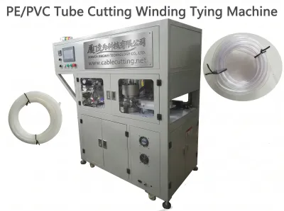 Automatic PE/PVC Tube Cutting Winding Tying Machine 02SL