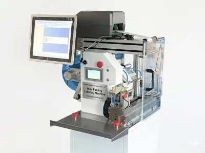 Semi-Auto Wire Folding Labeling Machine, 900-1000pcs/H JW-T107 - Tape Winding Machine