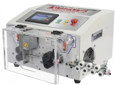 Touchscreen Wire Stripping Cutting Machine for 0.1-10mm² Wires WPM-JE2S - Automatic Wire Stripping Machine