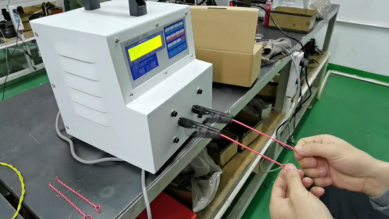 Wire Twisting Machine As Shown in the Video, It is Used for Twisting Wires