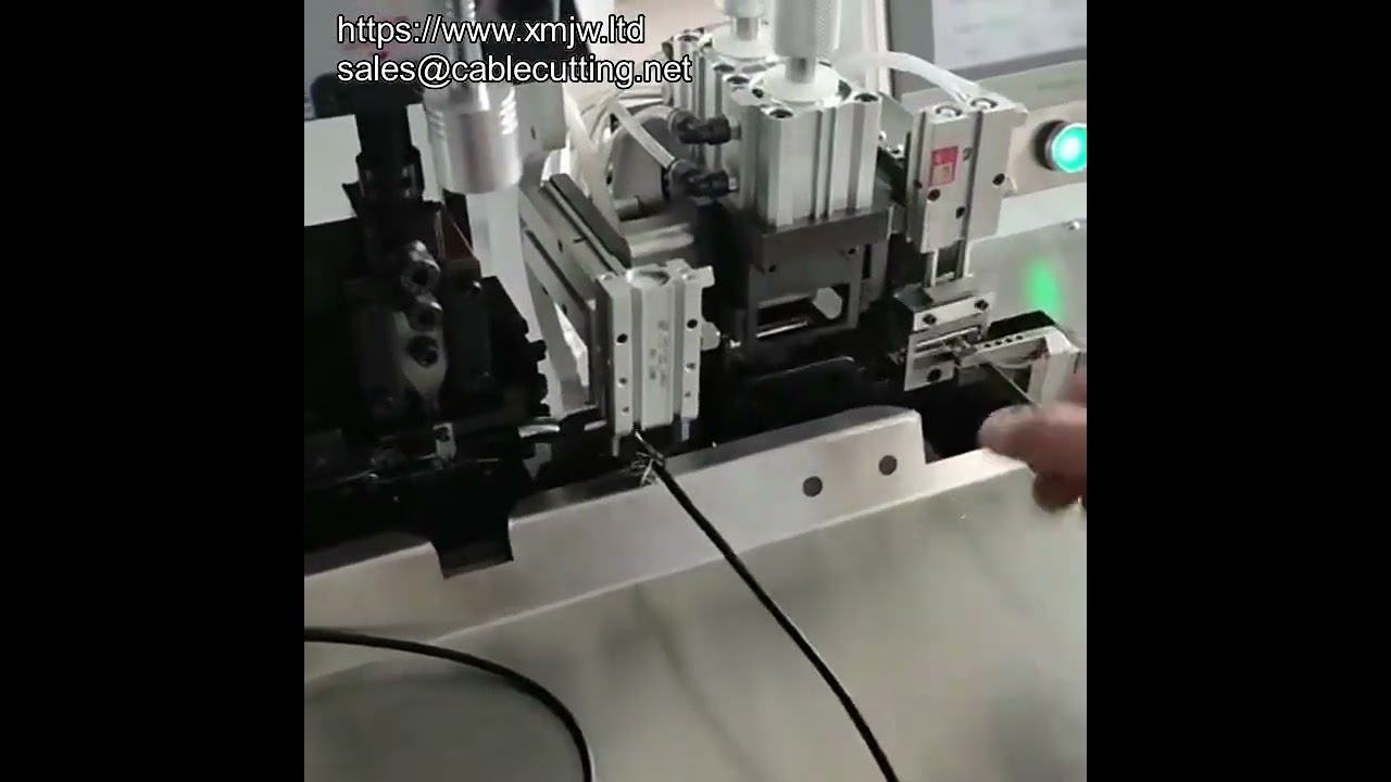 Multi-Core Continuous Cable Stripping and Crimping Machine for Multi-Pin Terminal M