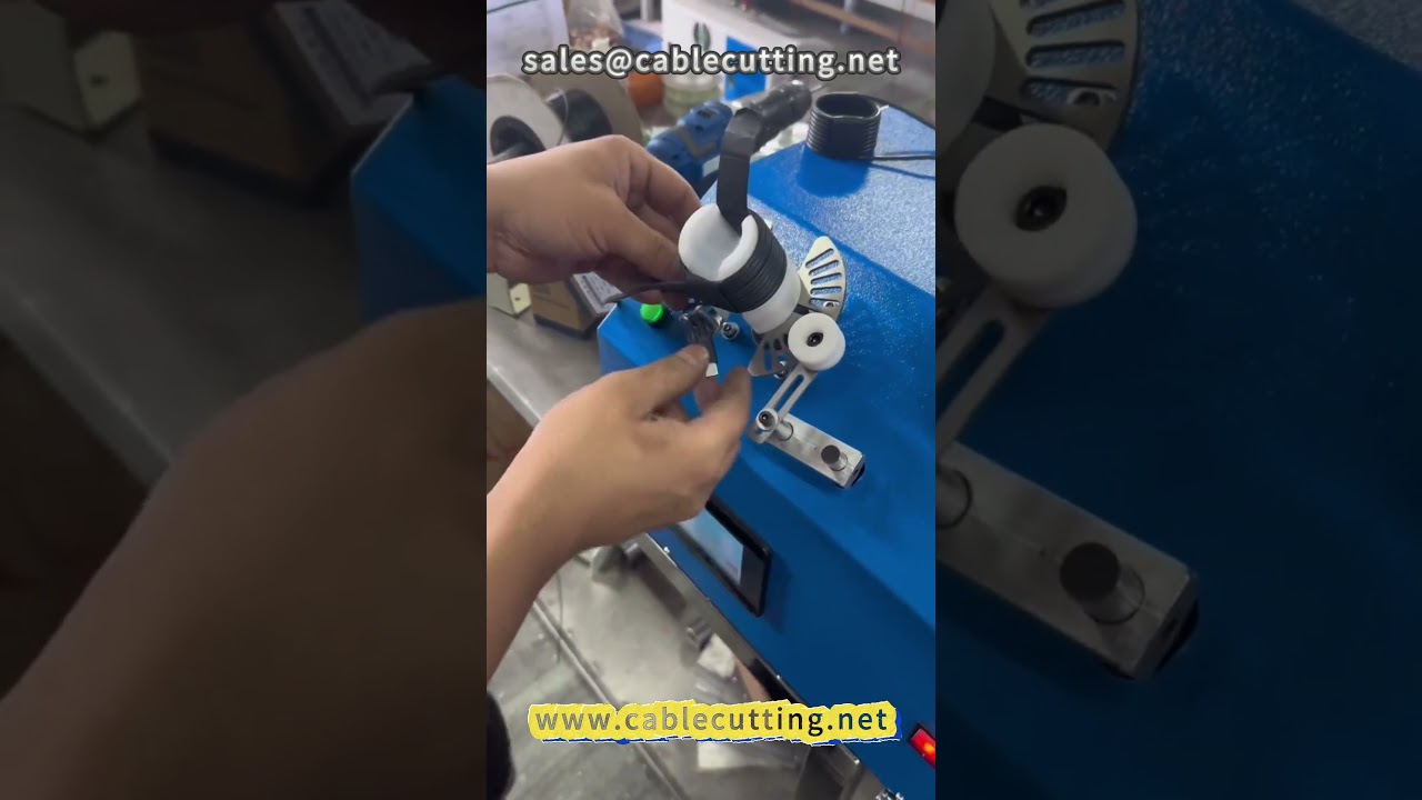 43  Charging wire winding machine # winding machine # charging wire # data wire # wire processing #