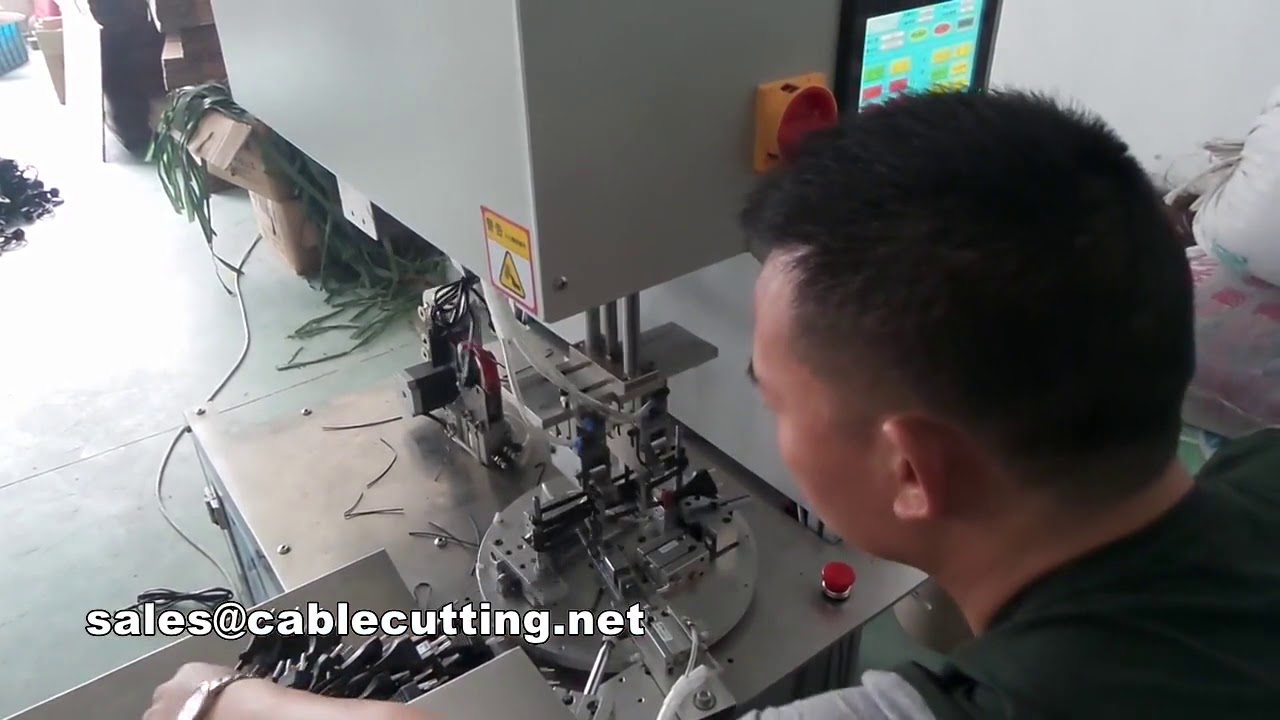 High-Efficiency Automatic Cable Plug Wire Twist Tie Machine