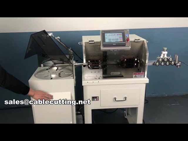 Fully Automatic Multi-Core Sheath Wire Cutting Stripping Machine with Wire Coiling Machine WPM-680