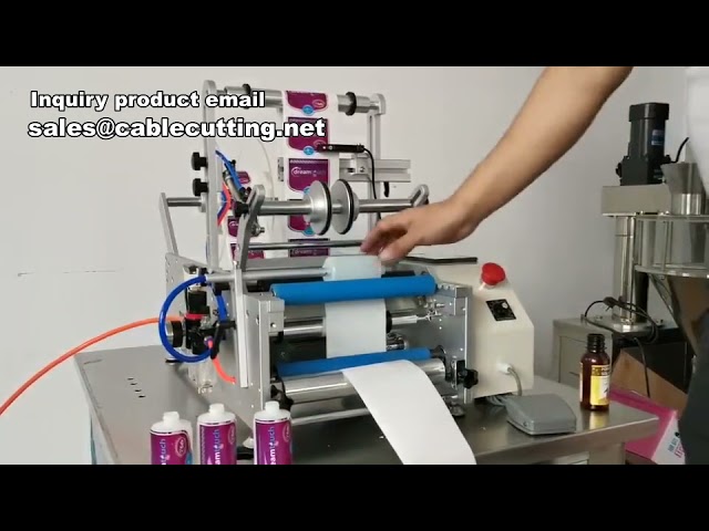 Round Bottle Labeling Machine for Automated Packaging