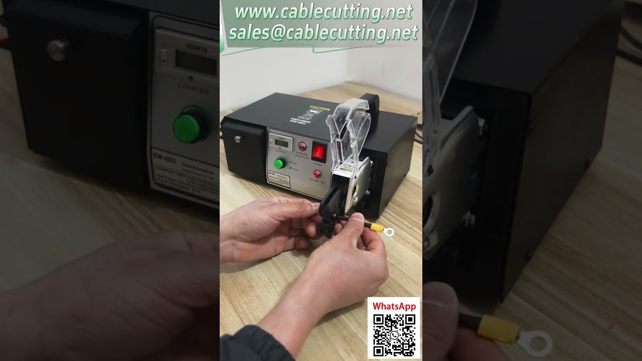 EM-6-B-2 Multi-Terminal Crimping Machine with Multiple Dies for Wire Harness Automation