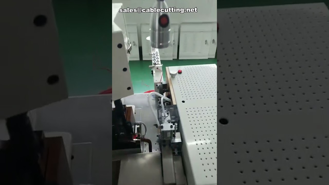 Automatic Wire Stripping and Crimping Machine for Cable Terminal Processing