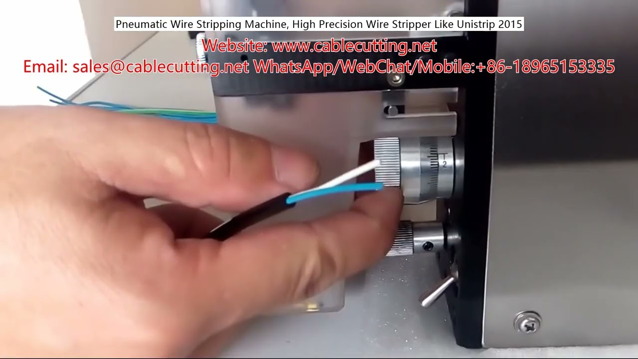 Pneumatic Wire Stripping Machine, High Precision Wire Stripper