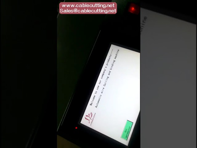 Touch Screen Wire Winding and Binding Integrated Machine 220V 110V Semi-Automatic Cable Processing