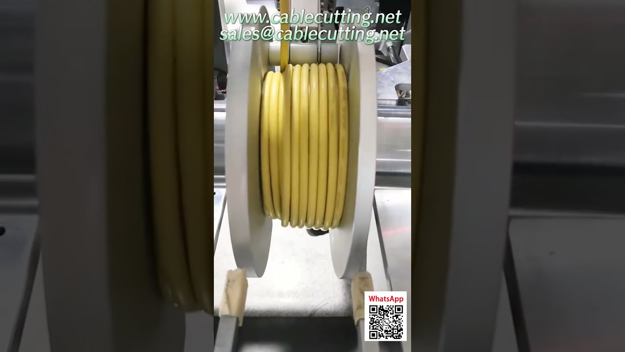 Automatic Cable Winding Machine | Feed, Traverse, Meter, Cut & Tie