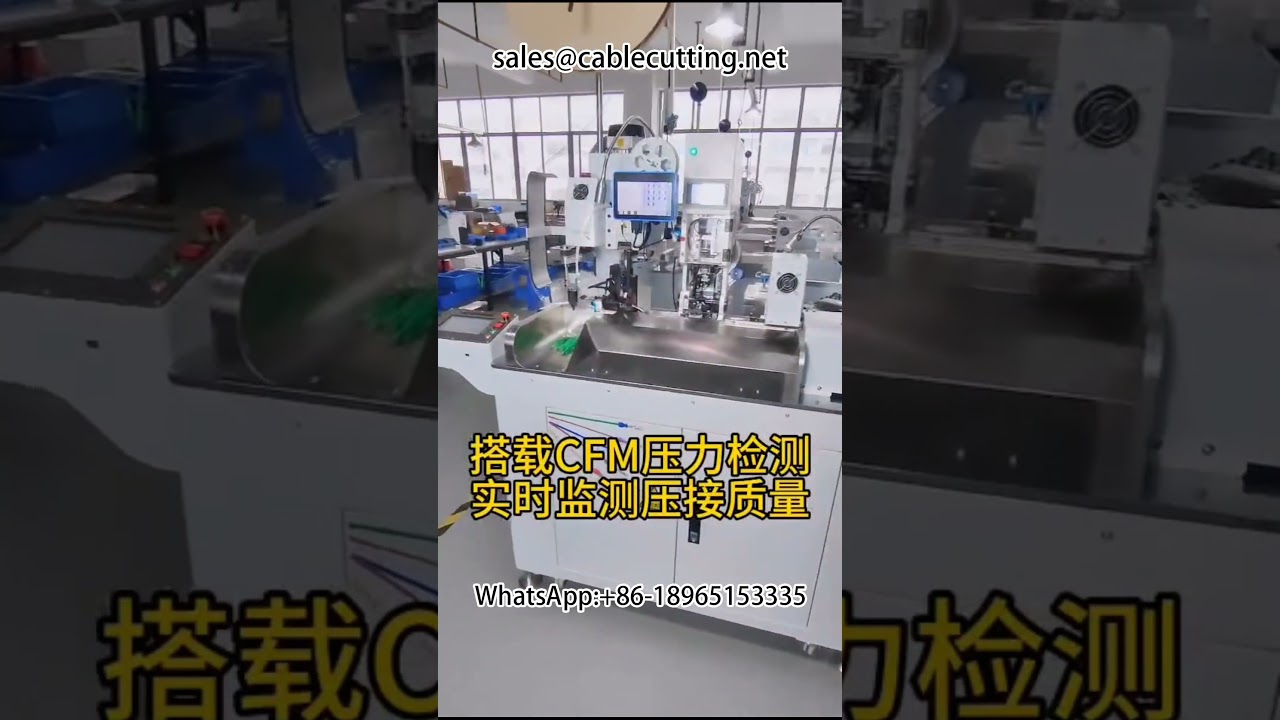 Automatic Tin Penetration Plug Terminal Machine for Factory Automation