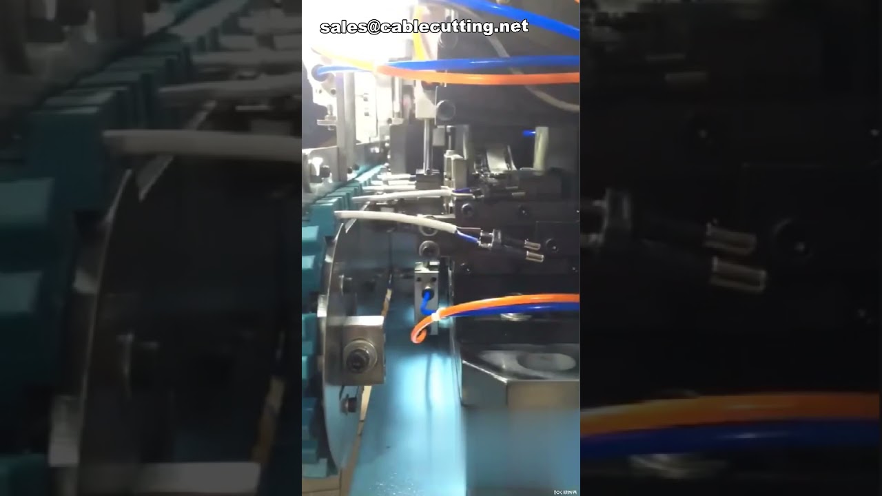 Automatic Two-Pin Plug Terminal Crimping Machine for Wire Processing